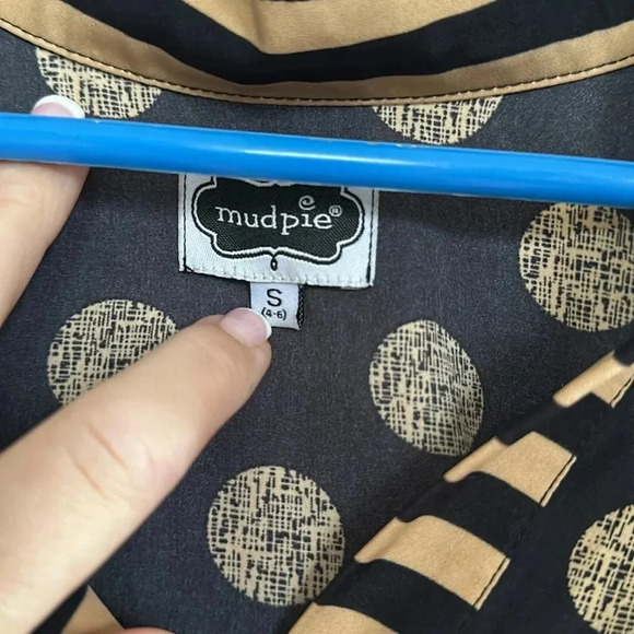 Mud Pie polka dot top size small - Picture 3 of 3